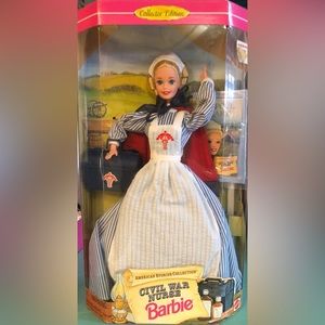 1995 Civil War Nurse Barbie, American stories collection